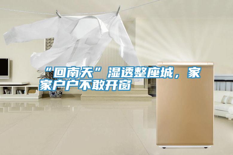“回南天”濕透整座城，家家戶戶不敢開窗