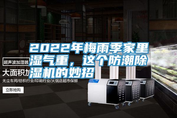 2022年梅雨季家里濕氣重，這個防潮除濕機的妙招