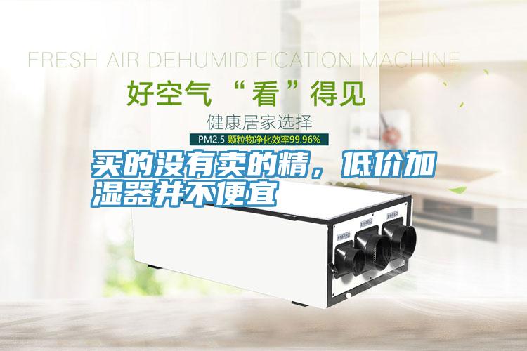 買(mǎi)的沒(méi)有賣(mài)的精，低價(jià)加濕器并不便宜
