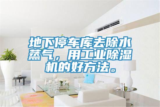 地下停車庫(kù)去除水蒸氣，用工業(yè)除濕機(jī)的好方法。