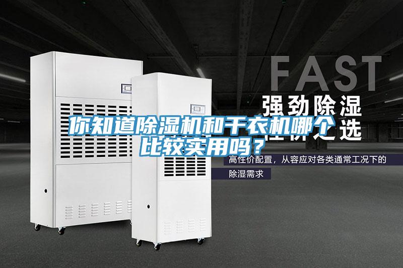 你知道除濕機和干衣機哪個比較實用嗎？