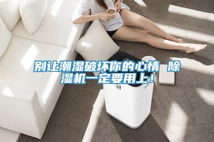 別讓潮濕破壞你的心情 除濕機一定要用上！