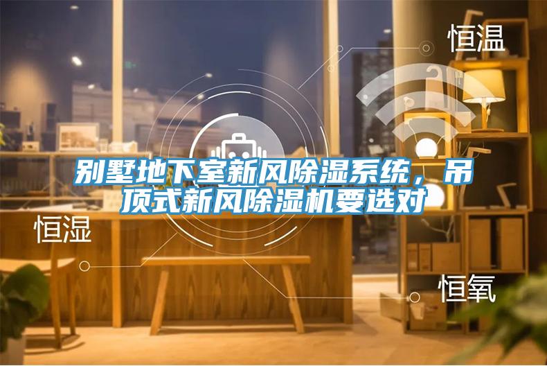 別墅地下室新風除濕系統(tǒng)，吊頂式新風除濕機要選對