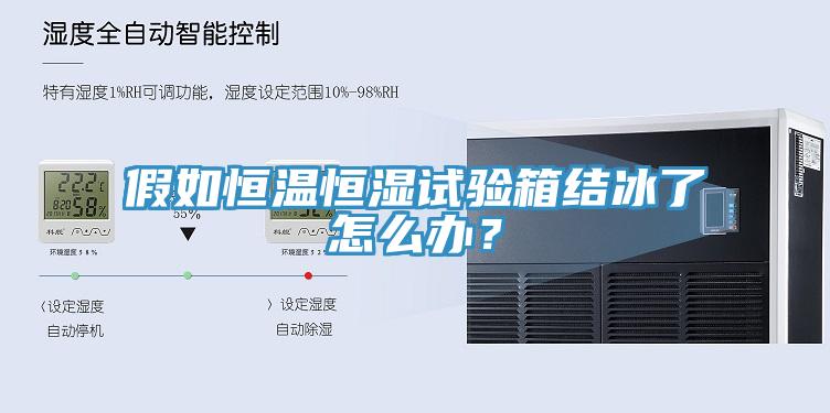 假如恒溫恒濕試驗(yàn)箱結(jié)冰了怎么辦？