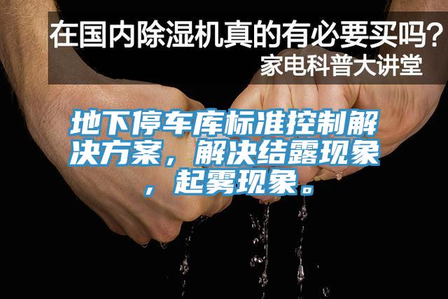 地下停車庫(kù)標(biāo)準(zhǔn)控制解決方案，解決結(jié)露現(xiàn)象，起霧現(xiàn)象。