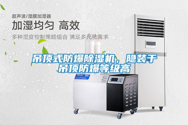 吊頂式防爆除濕機(jī)，隱裝于吊頂防爆等級高