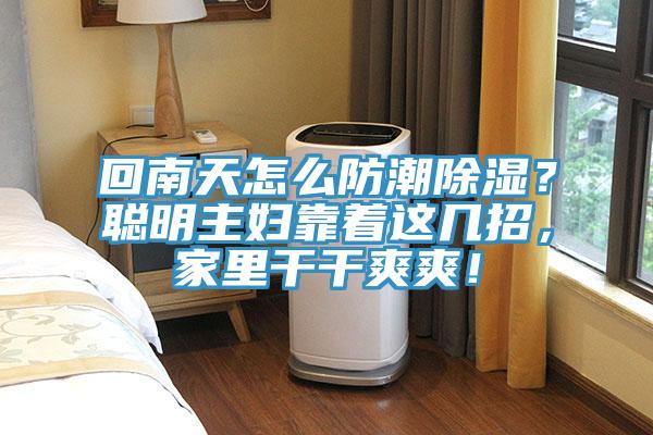 回南天怎么防潮除濕？聰明主婦靠著這幾招，家里干干爽爽！