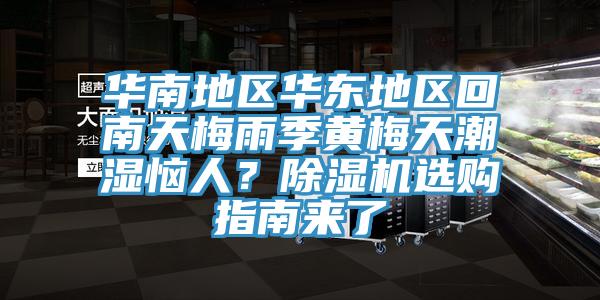 華南地區(qū)華東地區(qū)回南天梅雨季黃梅天潮濕惱人？除濕機(jī)選購(gòu)指南來(lái)了