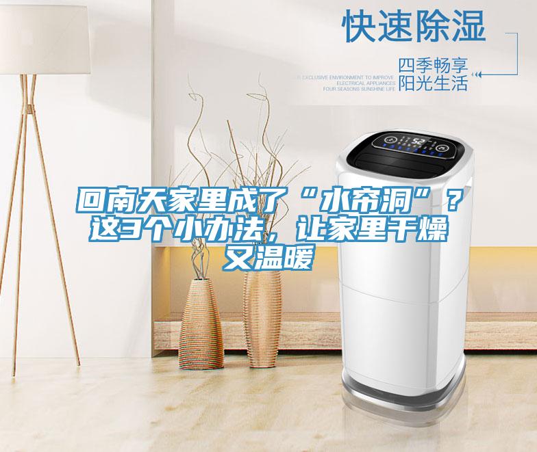 回南天家里成了“水簾洞”？這3個小辦法，讓家里干燥又溫暖