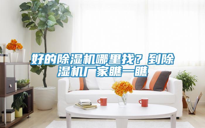 好的除濕機(jī)哪里找？到除濕機(jī)廠家瞧一瞧