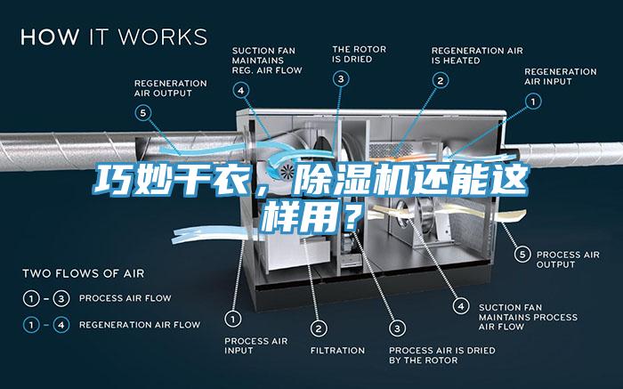 巧妙干衣，除濕機(jī)還能這樣用？