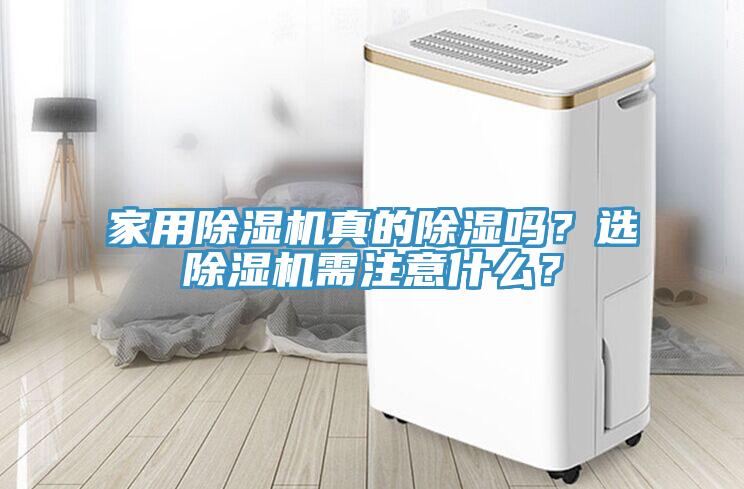 家用除濕機真的除濕嗎？選除濕機需注意什么？