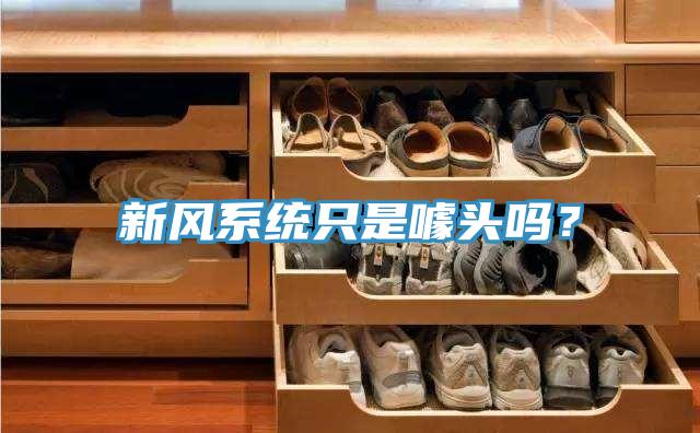 新風(fēng)系統(tǒng)只是噱頭嗎？