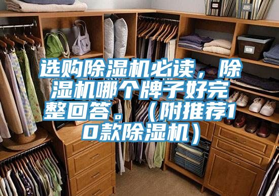 選購(gòu)除濕機(jī)必讀，除濕機(jī)哪個(gè)牌子好完整回答。（附推薦10款除濕機(jī)）