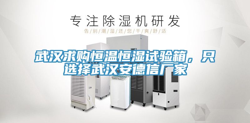 武漢求購(gòu)恒溫恒濕試驗(yàn)箱，只選擇武漢安德信廠家