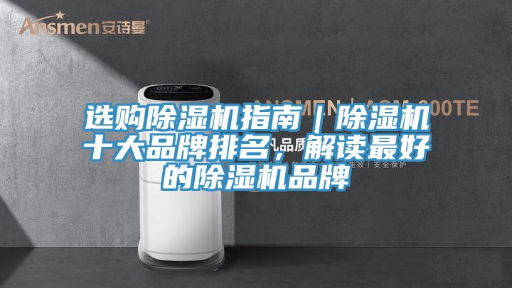 選購除濕機(jī)指南｜除濕機(jī)十大品牌排名，解讀最好的除濕機(jī)品牌