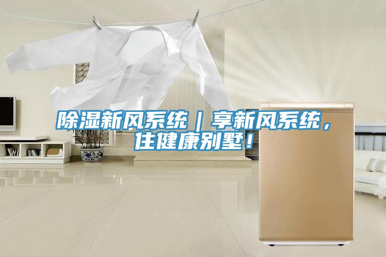 除濕新風系統(tǒng)｜享新風系統(tǒng)，住健康別墅！
