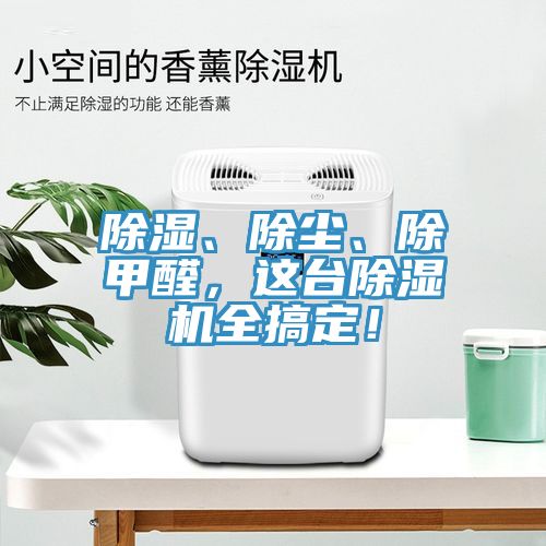 除濕、除塵、除甲醛，這臺除濕機全搞定！