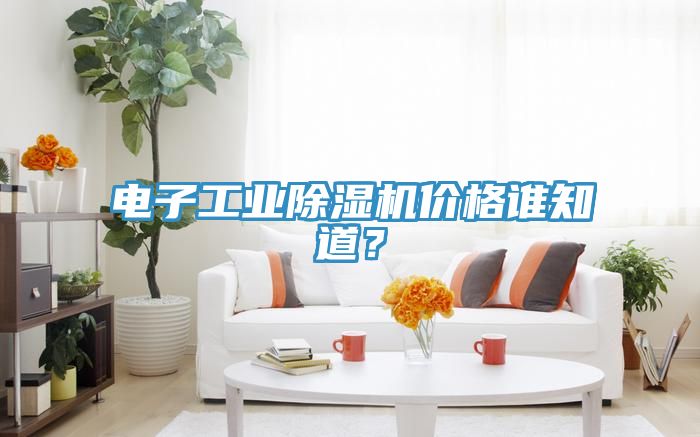 電子工業(yè)除濕機(jī)價(jià)格誰(shuí)知道？