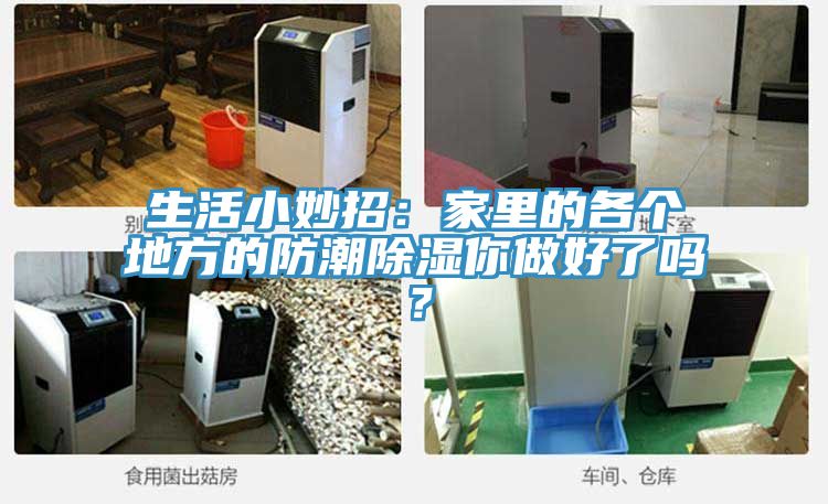 生活小妙招：家里的各個(gè)地方的防潮除濕你做好了嗎？