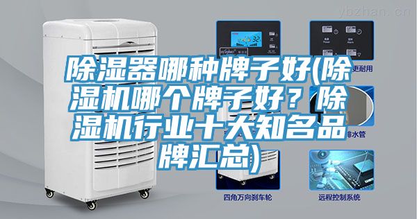 除濕器哪種牌子好(除濕機哪個牌子好？除濕機行業(yè)十大知名品牌匯總)