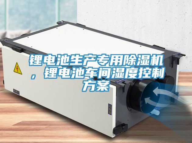 鋰電池生產(chǎn)專(zhuān)用除濕機(jī)，鋰電池車(chē)間濕度控制方案