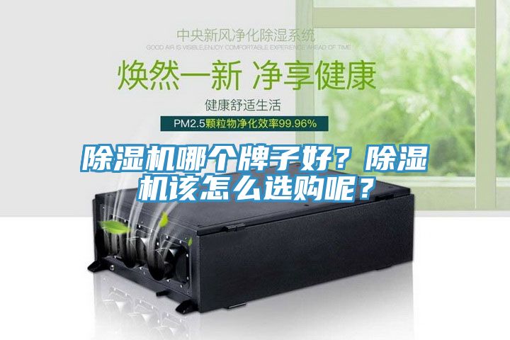 除濕機哪個牌子好？除濕機該怎么選購呢？