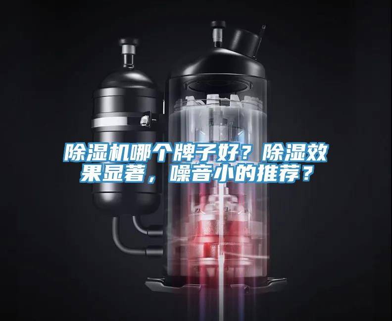 除濕機哪個牌子好？除濕效果顯著，噪音小的推薦？