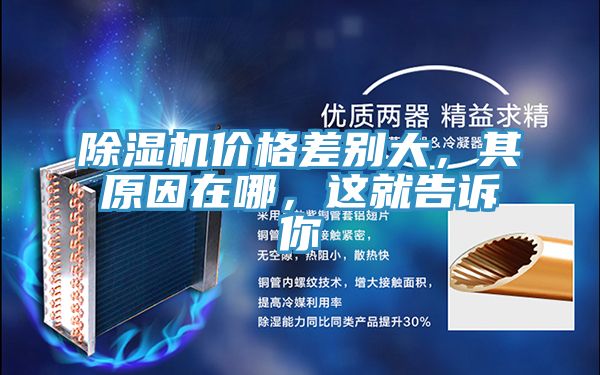 除濕機價格差別大，其原因在哪，這就告訴你