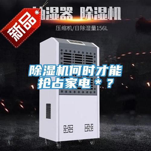 除濕機(jī)何時(shí)才能搶占家電＊？