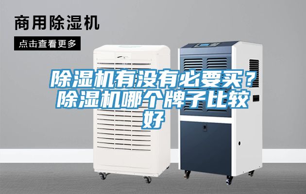 除濕機(jī)有沒有必要買？除濕機(jī)哪個(gè)牌子比較好