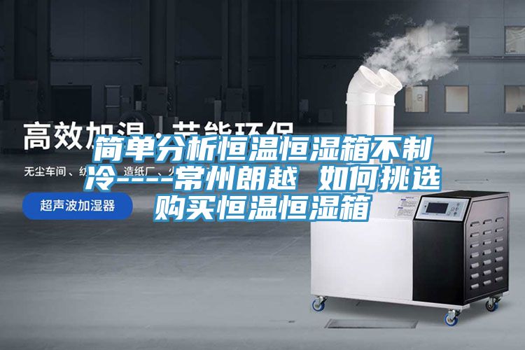 簡(jiǎn)單分析恒溫恒濕箱不制冷----常州朗越 如何挑選購買恒溫恒濕箱