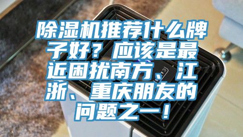 除濕機推薦什么牌子好？應(yīng)該是最近困擾南方、江浙、重慶朋友的問題之一！