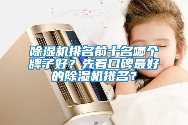 除濕機排名前十名哪個牌子好？先看口碑最好的除濕機排名？