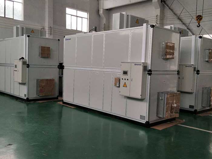 濟(jì)南銘威化工鋰電池鈷酸鋰零下40℃露點(diǎn)，三臺(tái)全新風(fēng)轉(zhuǎn)輪除濕機(jī)組